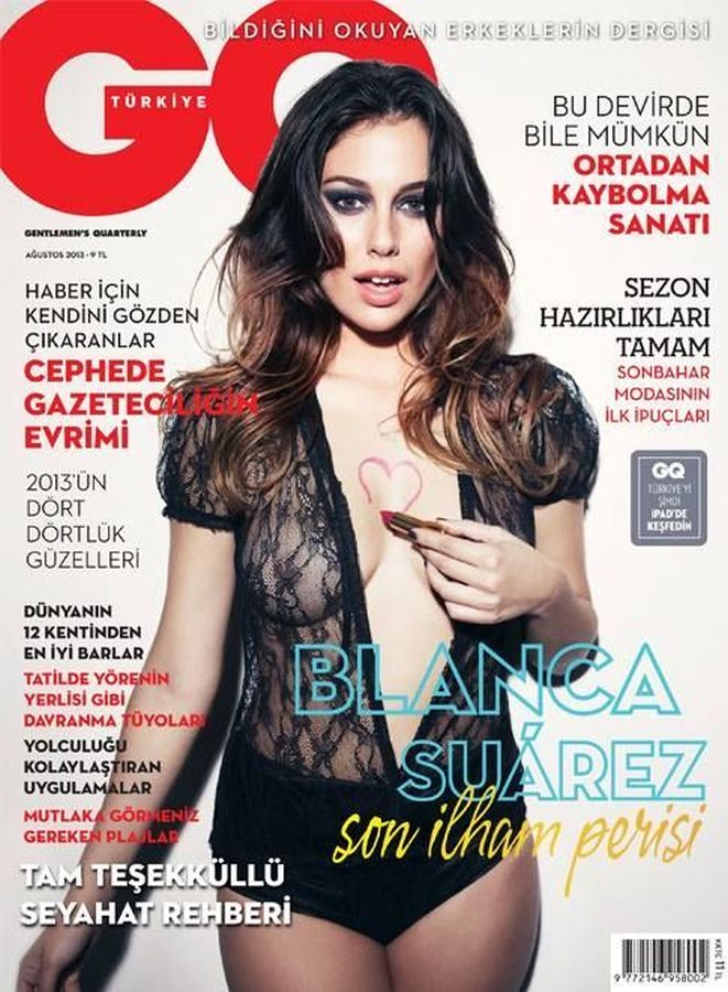 GENTLEMENS QUARTERLY TURKEY magazine side cover  August 2013