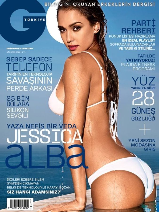 GENTLEMENS QUARTERLY TURKEY magazine side cover  August 2014