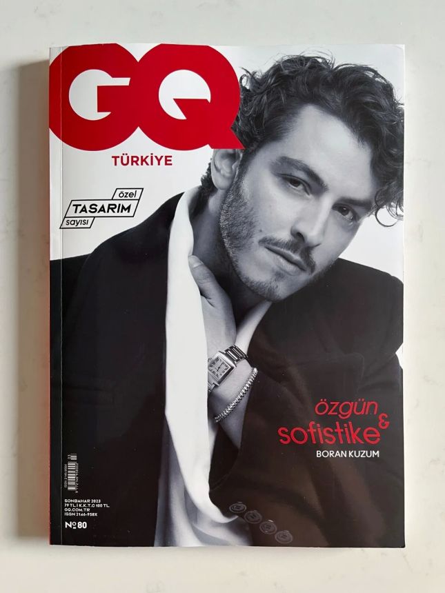 GENTLEMENS QUARTERLY TURKEY magazine side cover  September 2023