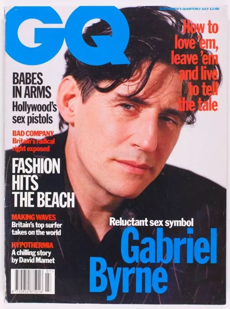 GENTLEMENS QUARTERLY (UK) magazine side cover  August 1993