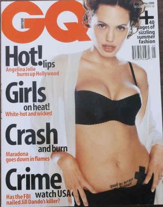 GENTLEMENS QUARTERLY (UK) magazine side cover  May 2000