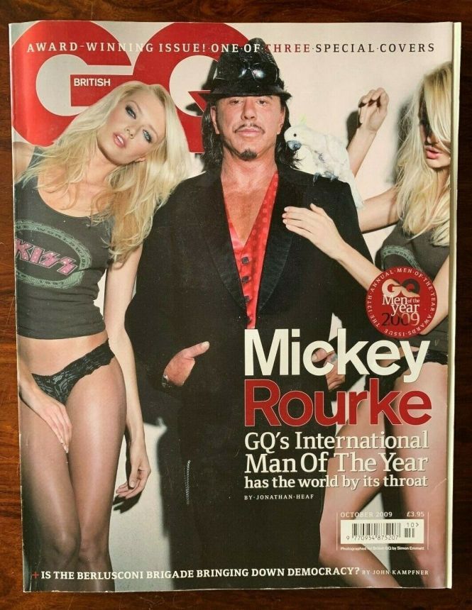GENTLEMENS QUARTERLY (UK) magazine side cover  October 2009