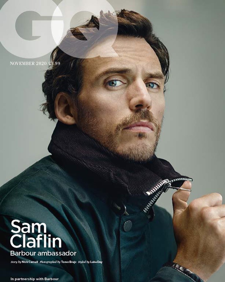 GENTLEMENS QUARTERLY (UK) magazine side cover  November 2020