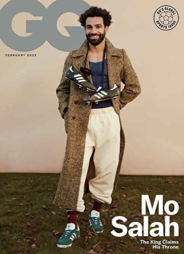 GENTLEMENS QUARTERLY (UK) magazine side cover  February 2022