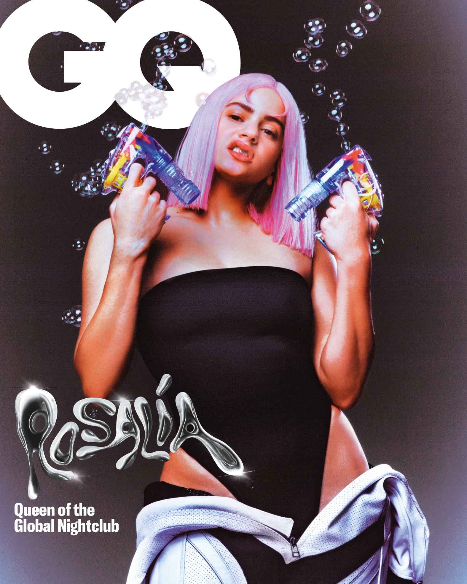 GENTLEMENS QUARTERLY (UK) magazine side cover  May 2022