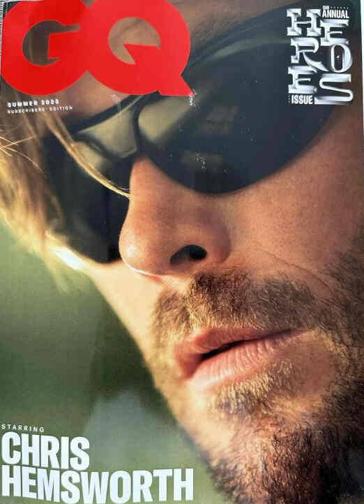 GENTLEMENS QUARTERLY (UK) magazine side cover Summer 2023