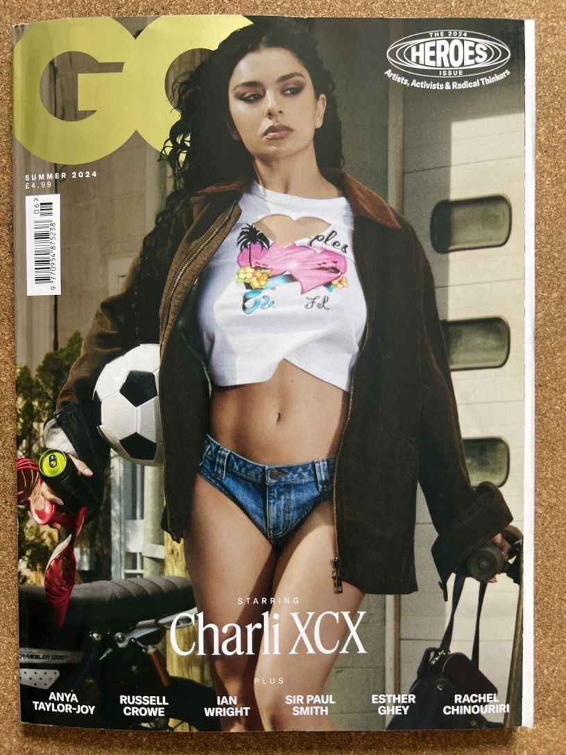GENTLEMENS QUARTERLY (UK) magazine side cover Summer 2024