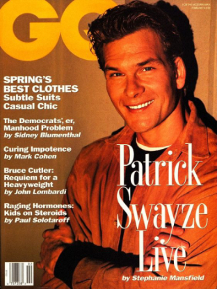 GENTLEMENS QUARTERLY magazine side cover  February 1992