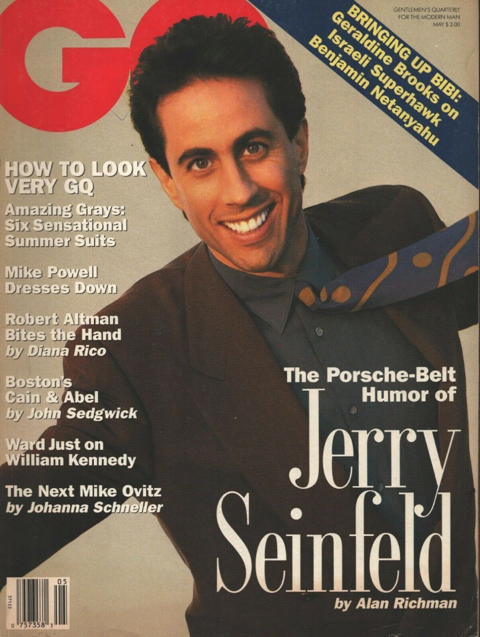 GENTLEMENS QUARTERLY magazine side cover  May 1992
