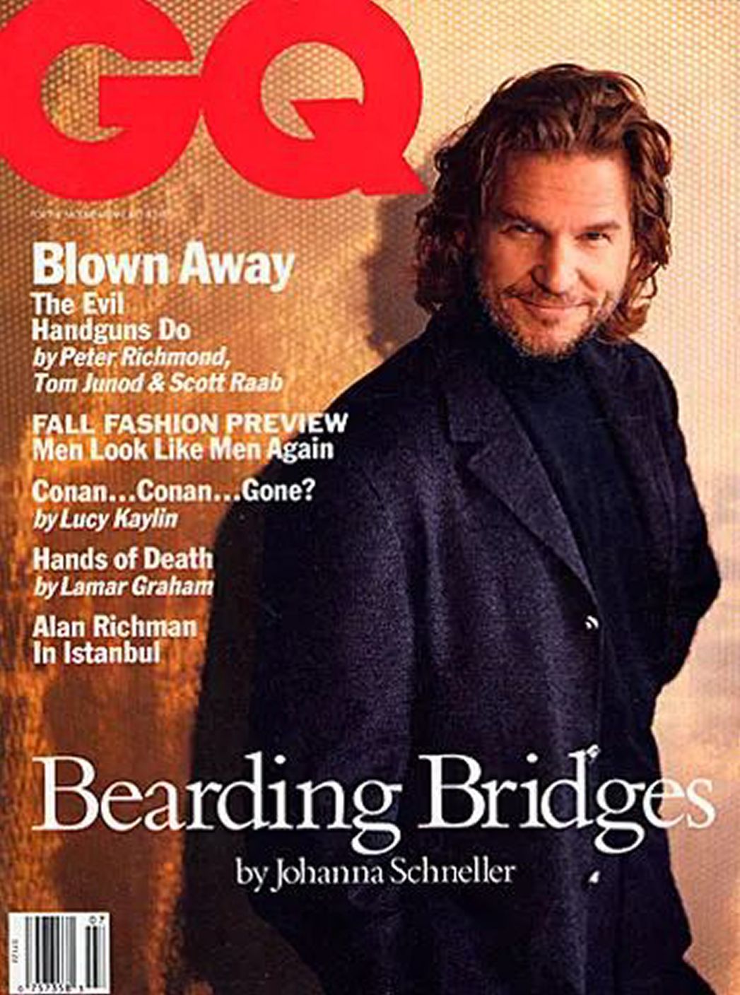 GENTLEMENS QUARTERLY magazine side cover  July 1994