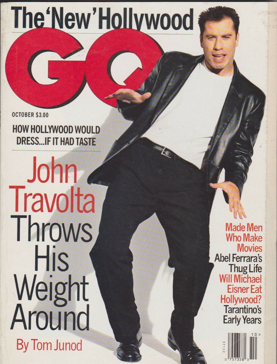 GENTLEMENS QUARTERLY magazine side cover  October 1995