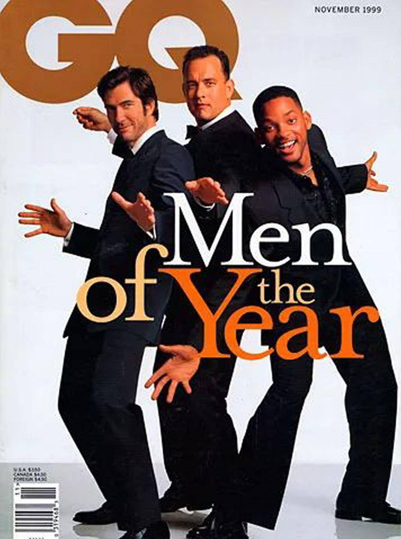 GENTLEMENS QUARTERLY magazine side cover  November 1999