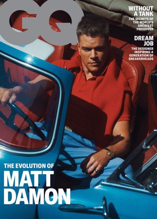 GENTLEMENS QUARTERLY magazine side cover  October 2021