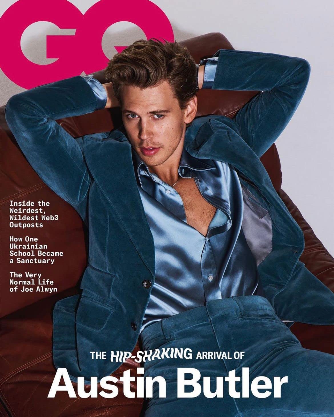 GENTLEMENS QUARTERLY magazine side cover  June 2022