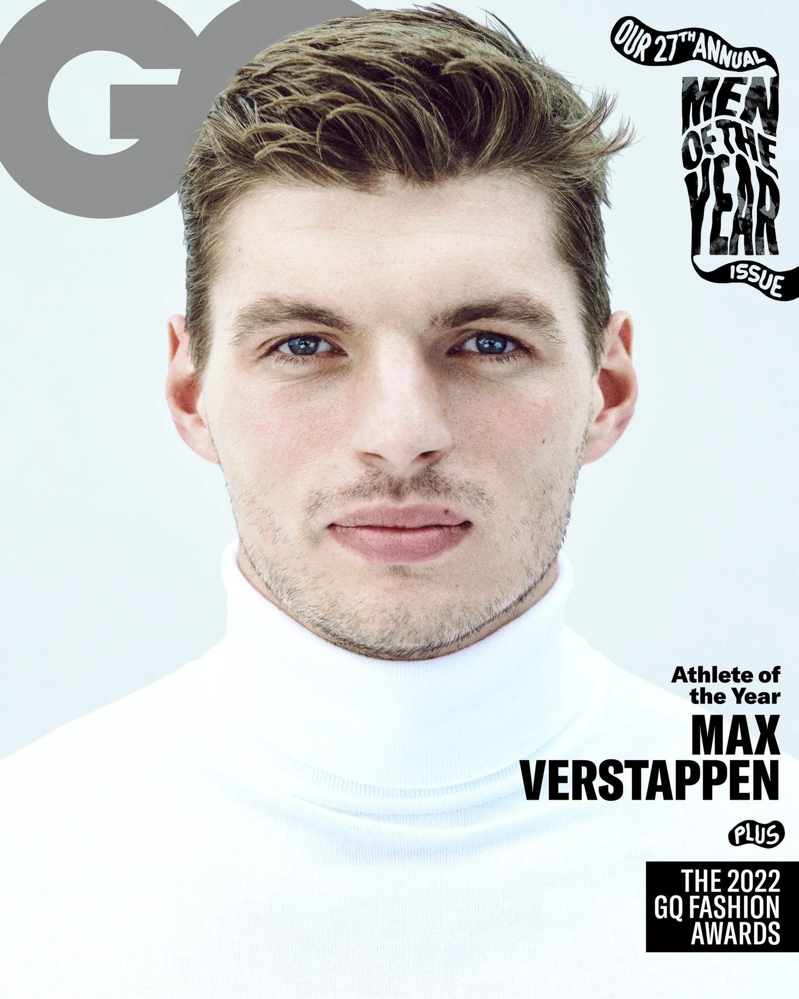GENTLEMENS QUARTERLY magazine side cover  December 2022