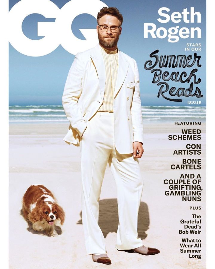GENTLEMENS QUARTERLY magazine side cover  June/July 2019