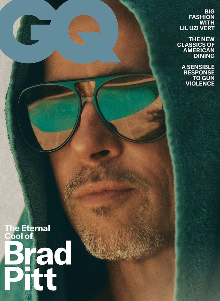 GENTLEMENS QUARTERLY magazine side cover  October 2019