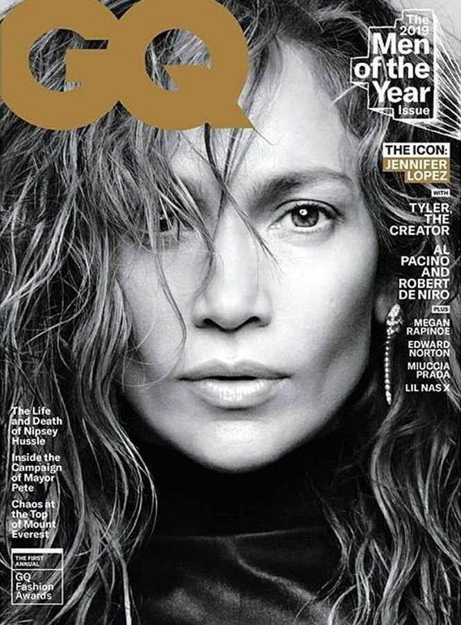 GENTLEMENS QUARTERLY magazine side cover  December 2019/ January 2020 