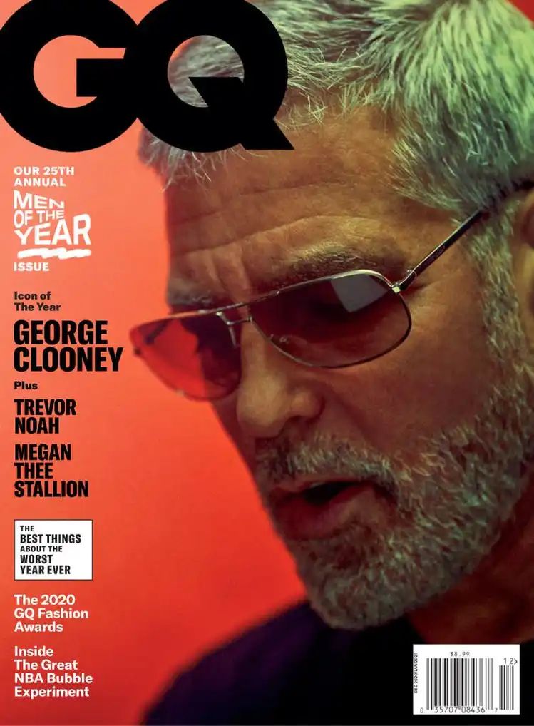 GENTLEMENS QUARTERLY magazine side cover  December 2020
