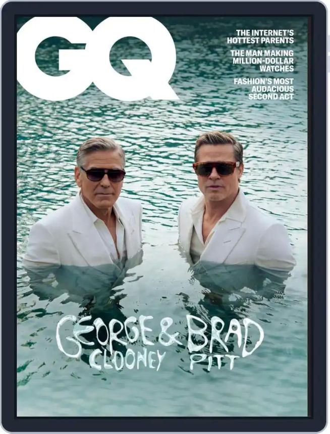 GENTLEMENS QUARTERLY magazine side cover  September 2024