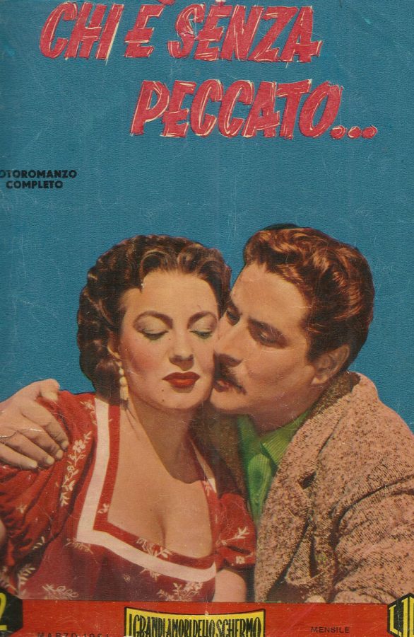 I GRANDI AMORI DELLO SCHERMO magazine side cover Issue 2 March 1954