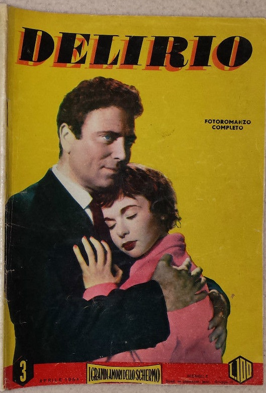 I GRANDI AMORI DELLO SCHERMO magazine side cover Issue 3 April 1954
