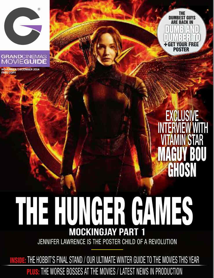 GRAND CINEMAS magazine side cover November/December 2014