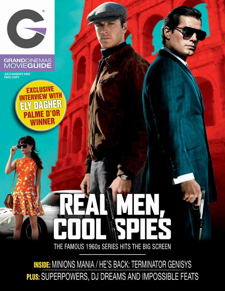 GRAND CINEMAS magazine side cover July/August 2015