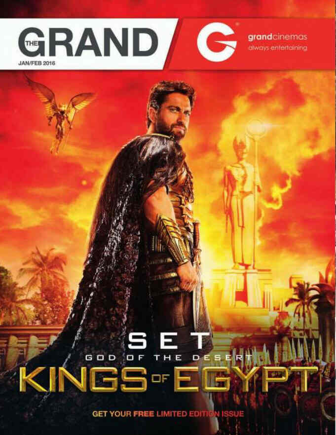 GRAND CINEMAS magazine side cover January/February 2016