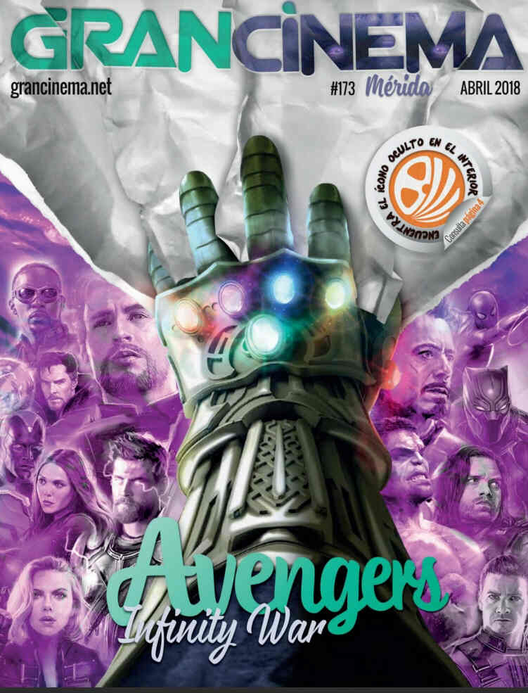 GRANCINEMA magazine side cover  April 2018
