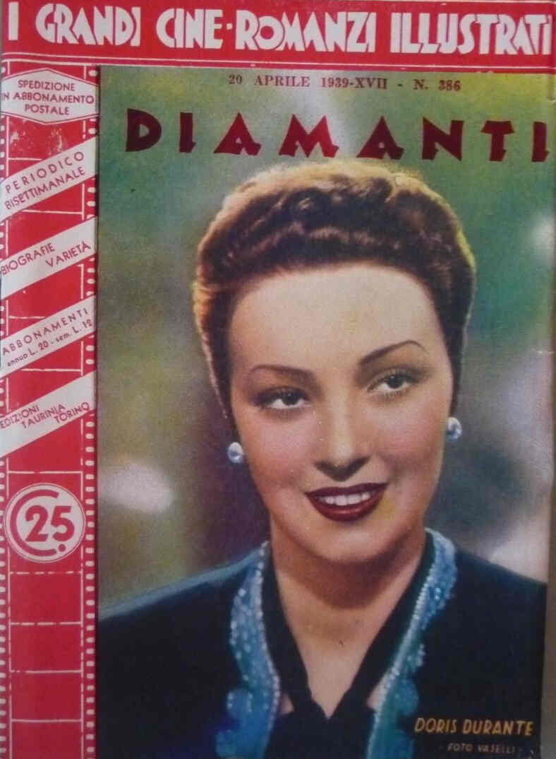 GRANDI CINE-ROMANZI ILLUSTRATI | I magazine side cover Issue 386 20 April 1939