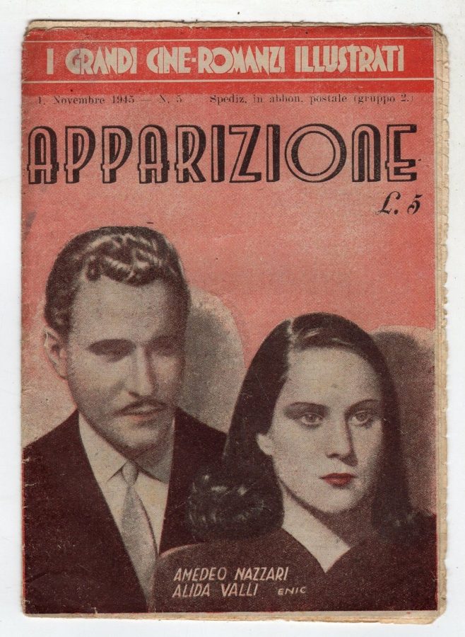 GRANDI CINE-ROMANZI ILLUSTRATI | I magazine side cover Issue 5 1 November 1945