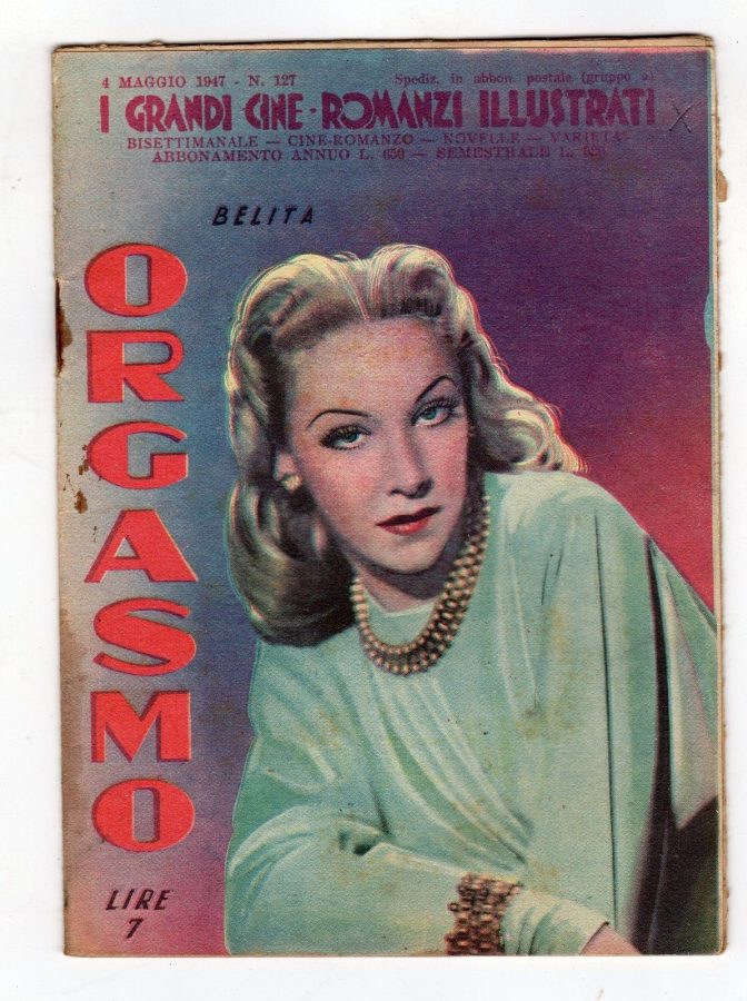 GRANDI CINE-ROMANZI ILLUSTRATI | I magazine side cover Issue 127 4 May 1947