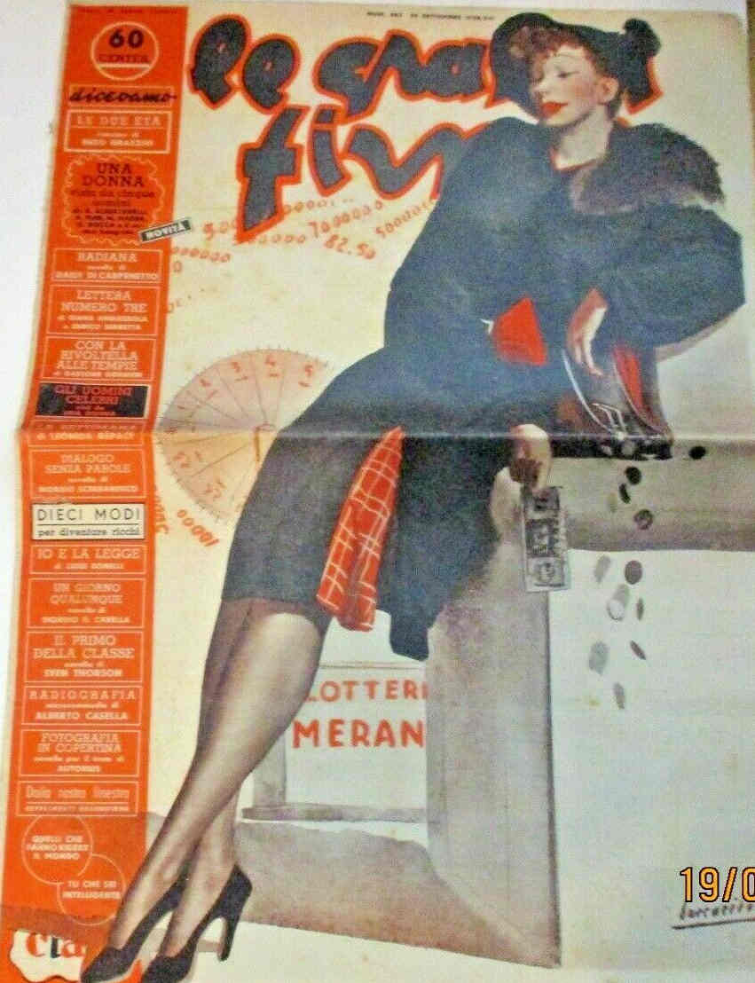 GRANDI FIRME | LE magazine side cover Issue 383 29 September 1938