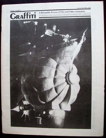 GRAFFITI magazine side cover March/April 1986