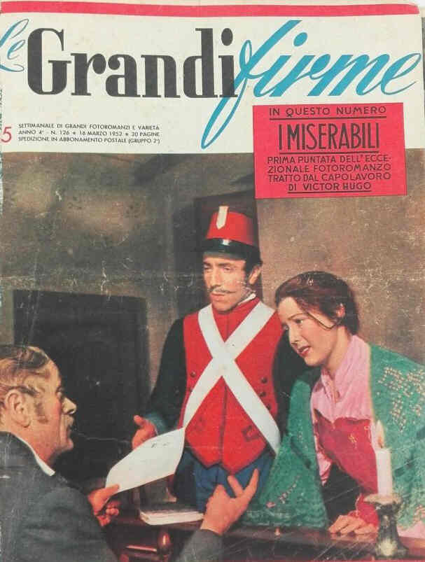GRANDI FIRME|LE (1950s) magazine side cover Issue 126 16 March 1952