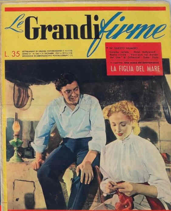 GRANDI FIRME|LE (1950s) magazine side cover Issue 166 21 December 1952