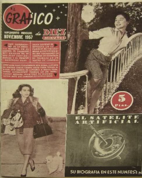 GRAFICO DE DIEZ MINUTOS magazine side cover  November 1957