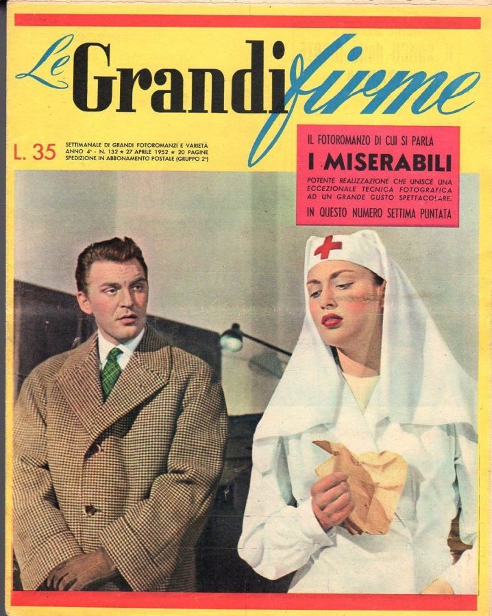 GRANDI FIRME|LE (1950s) magazine side cover Issue 132 27 April 1952