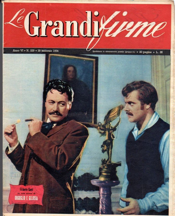 GRANDI FIRME|LE (1950s) magazine side cover Issue 229 28 February 1954
