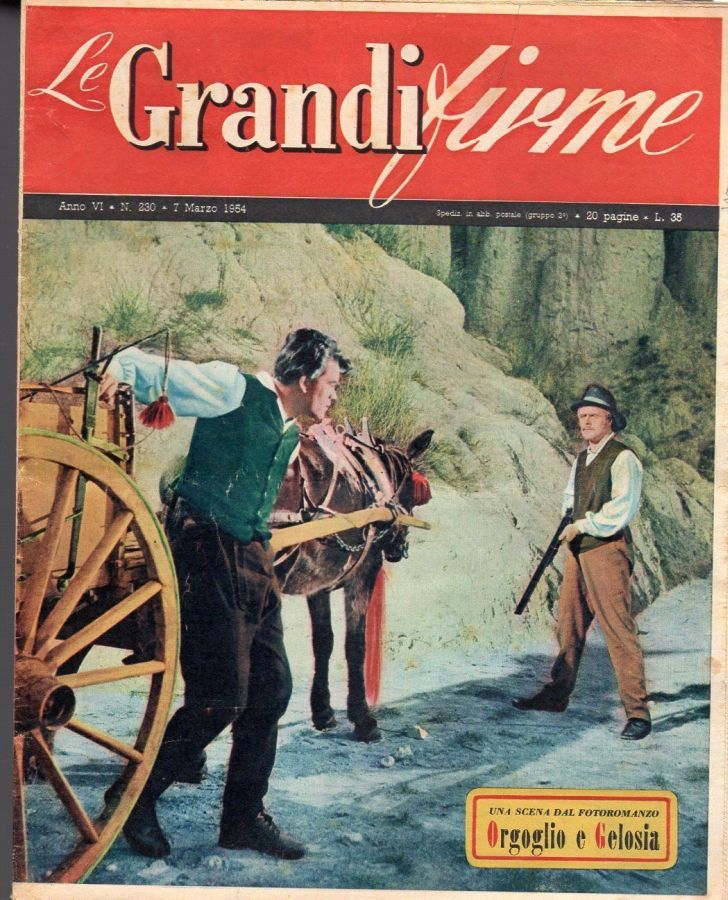 GRANDI FIRME|LE (1950s) magazine side cover Issue 230 7 March 1954