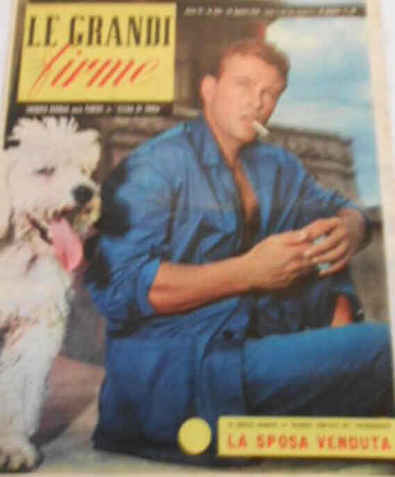 GRANDI FIRME|LE (1950s) magazine side cover Issue 254 22 August 1954