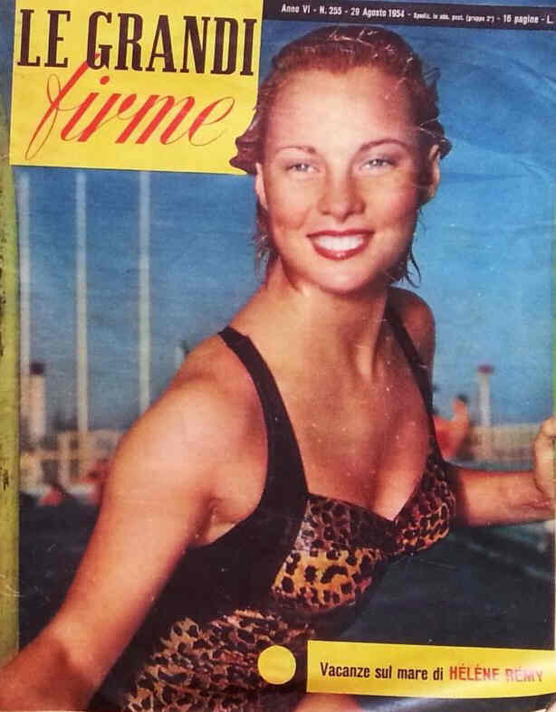 GRANDI FIRME|LE (1950s) magazine side cover Issue 255 29 August 1954
