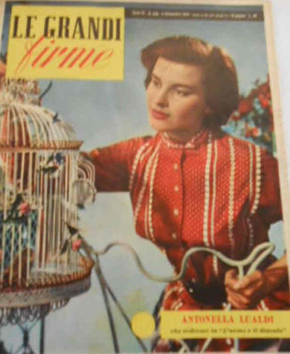 GRANDI FIRME|LE (1950s) magazine side cover Issue 256 5 September 1954