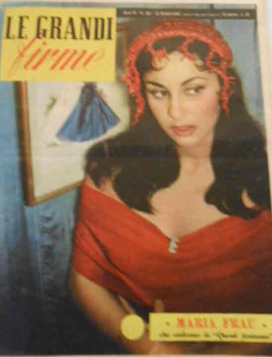 GRANDI FIRME|LE (1950s) magazine side cover Issue 261 10 October 1954