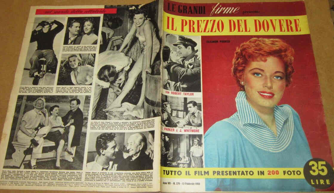 GRANDI FIRME|LE (1950s) magazine side cover Issue 279 13 February 1955