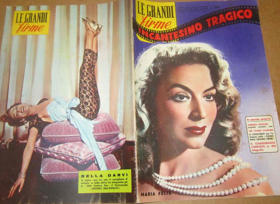 GRANDI FIRME|LE (1950s) magazine side cover Issue 288 16 June 1955