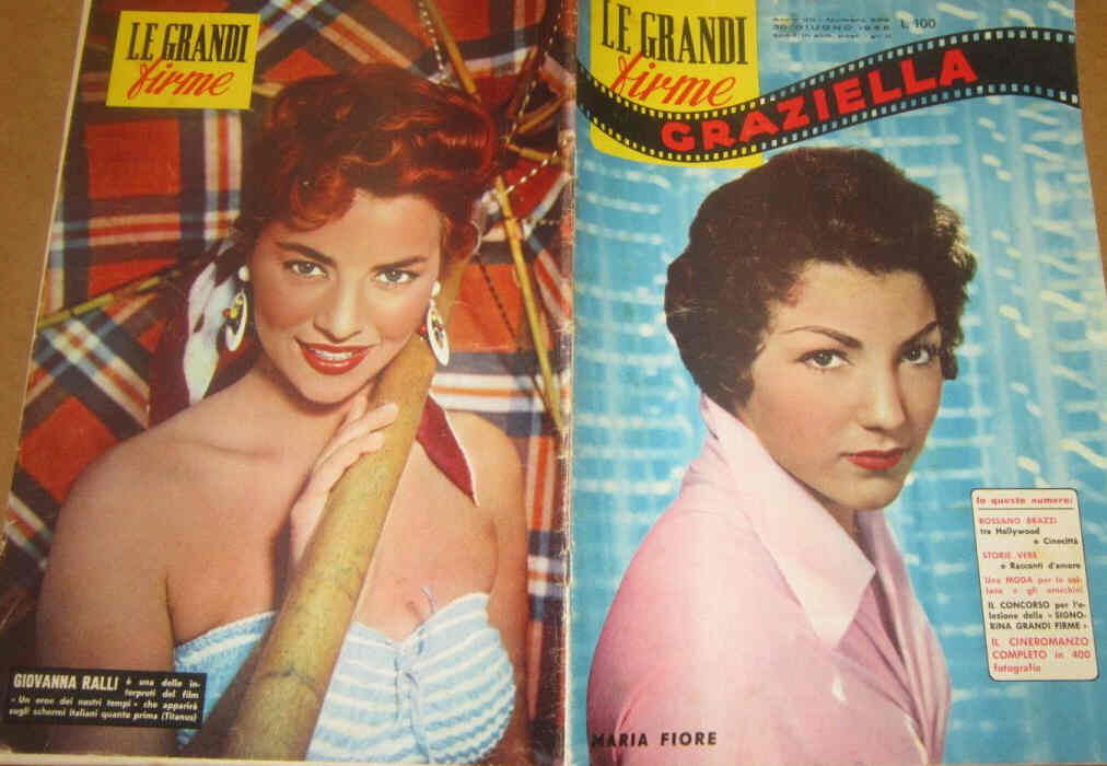 GRANDI FIRME|LE (1950s) magazine side cover Issue 289 30 June 1955