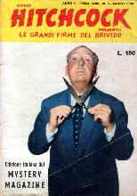 ALFRED HITCHCOCK PRESENTA LE GRANDI FIRME DEL BRIVIDO magazine side cover Issue 6 March 1960