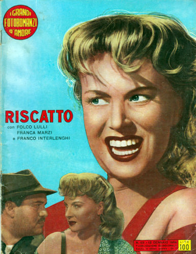 GRANDI FOTOROMANZI D AMORE | I magazine side cover Issue 69 12 January 1956